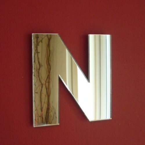 Super Cool Creations Upper Case Letter N Mirror 35cm
