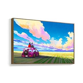 Framed Canvas Wall Art for Living Room, Bedroom Fantasy Idea Paintings Canvas Prints for Home Decoration Ready to Hanging - 16x24 inches