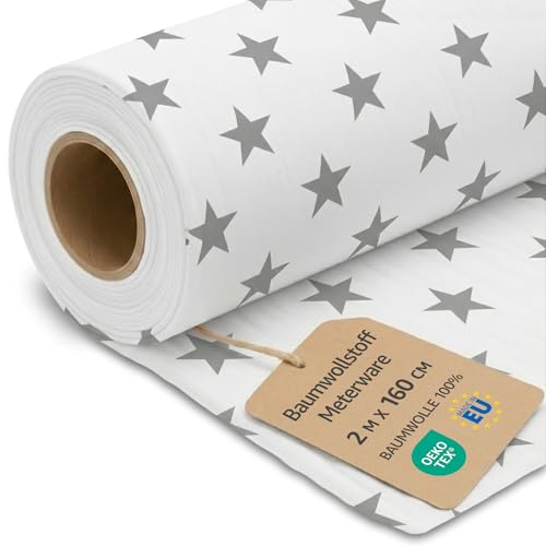 Heißer Tipp: Guter Kurs: Für Stoff Baumwollstoff Meterware -... zahlst du aktuell nur 19,99€. Gleich online sichern!
