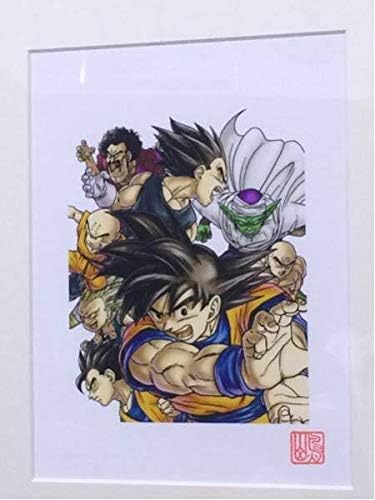 本物 鳥山明 複製原画 ドラゴンボール 超戦士集結 鳥山明先生 捺印 ハンコ 入り ホビー 通販 Amazon Co Jp