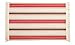 Ikea Flatwoven Area Kitchen Rug Stripes Cotton Red Green Gold Throw Mat