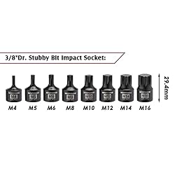 MIXPOWER 3/8" Drive Master Hex Bit Impact Socket