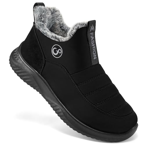 Alicegana Women's Fur Lined Snow Boots