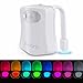 Adoric Motion Activated Toilet Night Light - 2 Modes in 8 Color - Only Activated in Darkness