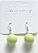 Tennis Ball Earrings (Brand New)