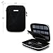 BAGSMART Portable Shockproof EVA Hard Drive Case Travel Electronic Organizer for Cables, Charger, USB, Black
