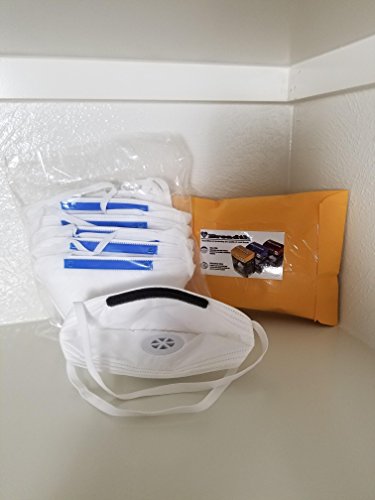 Protective Valved Respirator Mask (5 Pack)