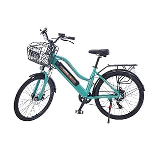 AKEZ 2022 Upgrade 26 Inch Powerful Electric Bicycle For Women Mountain Bike 240W Motor 36V/10AH Removable Lithium…