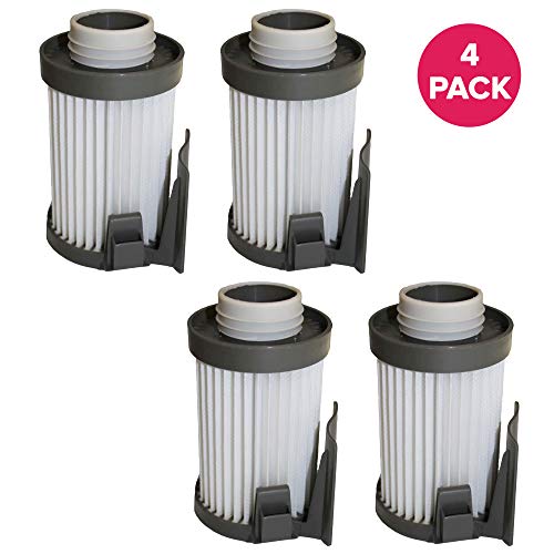 Crucial Vacuum Replacement Vacuum Filter Compatible with Eureka Part # 62396-2,62396,62731 & Models DCF10,DCF-10,DCF14,DCF-14,431A,426A,431AX,UK431A,437AXZ,437AZE,437AZ,431BX,431AXZE,431AXZ (4 Pack)