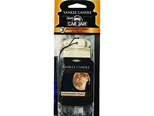Yankee Candle 1114285 Car Jar R Hanging Air Fresheners - Mid-Summers Night Scent Bonus 3-Pack