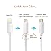Mziart DIY Spiral Wire Cable Protectors / Cable Wrap / Wire Organizer / Cord Manager for Apple iPhone iPad USB Lightning Cable and most of Charging Data Cable / Earphone Cords (Black Panda)