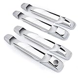 Razer Auto 4 DOOR HANDLE COVERS without Passenger Keyhole for 2007-2013 Chevy Chevrolet Suburban/Tahoe/Silverado/Avalanche / 2007-2013 GMC Yukon/Yukon XL/Sierra