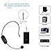Professional Wireless Microphone, UPGRADED Cordless Mic, Stable UHF Hands-free Wireless Headset Microphone Wall-through System for Recording, Digital SLR, Voice Amplifier, Smart TV and More (Style 1)
