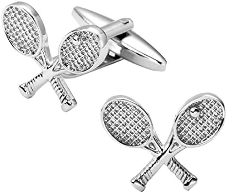 albetro Tennis Racquets Cuff Links