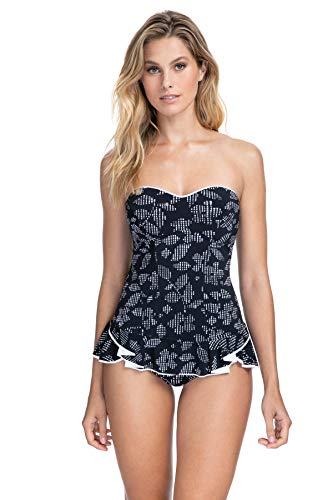 white peplum swimsuit