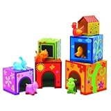Djeco Stacking Blocks Topanimo Cubes with Animals