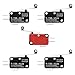 Gikfun V-156-1C25 Micro Limit Switch Long Hinge Roller Momentary SPDT Snap for Arduino (Pack of 5pcs) AE1056