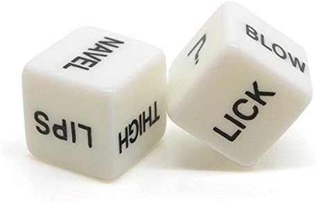 Funny Dice Love Sex Dice Game Dice for Bachelor Party Adult Lovers Couple Gift（set of 2)