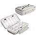 Goture Small Tackle Box, Waterproof Fishing Lure Boxes Tackle Box Bait Plastic Small Storage Case Accessories Containers Gray SMALL 6.3'' X 3.5'' X 1.7''