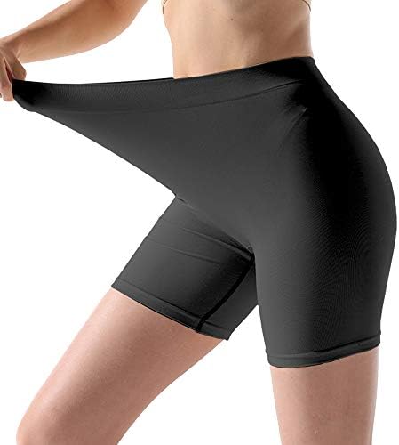 MELERIO Women Seamless Boyshort Panties, Comfortable Slip Shorts for Under Dress