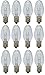 GE Lighting 4-Watt Night Light, Clear C7 2CD, 12-Bulbs