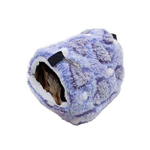 thumbnail image 2 of Winter Warm Dwarf Hamster Bed - Cute Small Pet House Warm Hanging Cage Cave Bed Small Animal Cage Accessories For Small Guinea Pig Rat Sugar Glider 2 of 13