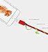 Mribo 3PACK (3+6+10)FT Lightning Cable Nylon Braided Charging Cable USB Cord for iPhone,iPad,iPod.New Version(Red)