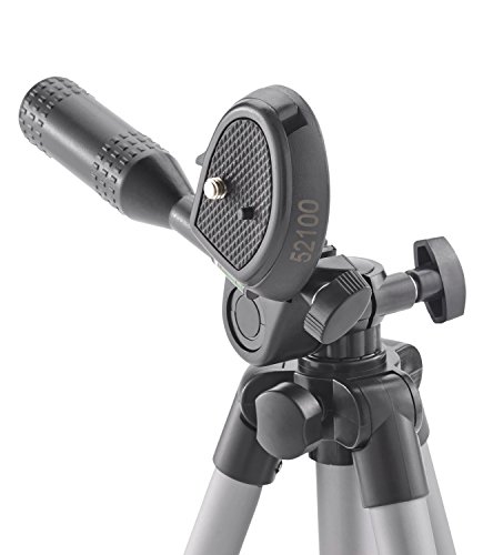 CULLMANN - 52100 - Alpha 1000 Stativ mit 3-Wege-Kopf - 3 Auszüge - Gewicht 480g - Tragfähigkeit 1 kg - 106cm Höhe - Packmaß 37cm - Silber – Bild 4