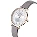 IBSO Women Watches Leather Mesh Strap Round Case Analog Fashion Ladies Wrist Watches (6608 Grey)