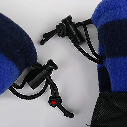 CapsA Men Winter Warm Snow Sports Water-Splashing Anti-Skid Outdoor Gloves for Skiing Skating Snowboarding Shoveling Bicycle Bike Sport Gloves (Blue, L)