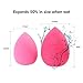 OLAXER 2 Pieces Makeup Blender Sponge Set - Latex Free Flawless Cosmetics Makeup Sponge for Liquid, Cream, Powder and Foundation Application