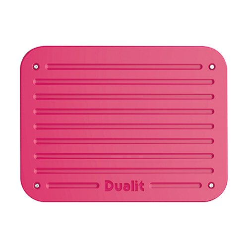 Dualit Architect 2 Slot Grey Body With Chilli Pink Panel Toaster My