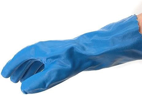 Yhao Cleanbear Rubber Latex Cleaning Gloves,10 Inch Medium Working