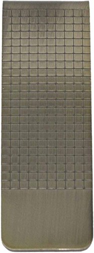 Pebble Grain Brass Stainless Steel Boxed Money Clip