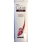 Clear Shampoo ANTI-DANDRUFF Women Colored And Damaged Hair With Minearals and Vitamin E (Colored And Damaged Hair, 3X400Ml/13.52Oz)