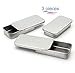 Metal Slide Top Tin Containers (small) for Crafts Geocache Storage Survival Kit By MagnaKoys (pack of 3) primary