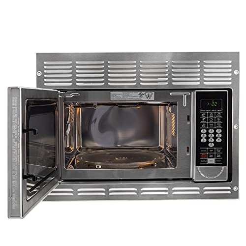RecPro RV Convection Microwave Stainless Steel 1.1 cu. ft 120V Microwave Appliances