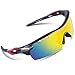 RIVBOS 801 POLARIZED Sports Sunglasses with 5 Interchangeable Lenses