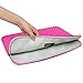 Laptop Sleeve, EveCase 15~15.6 inch Diamond Foam Splash & Shock Resistant Neoprene Universal Sleeve Zipper Case Bag for Chromebook Ultrabook Laptop Notebook Computer - Hot Pink