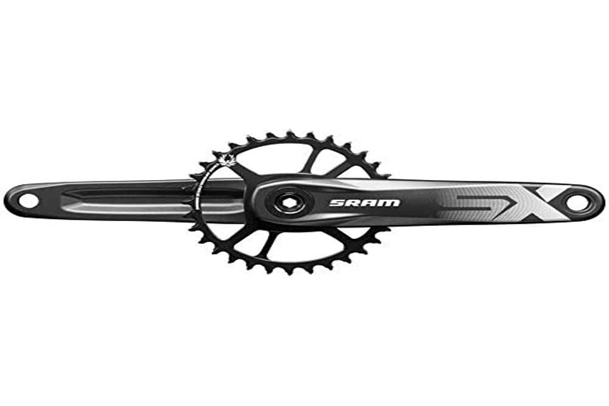 Sram Unisex - Adult Crankset 2283548397 Crankset, Black, One Size