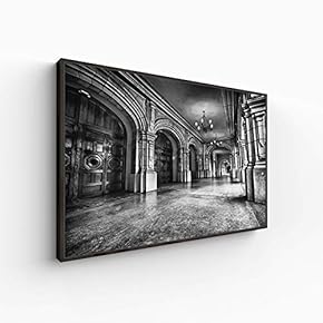 Canvas Wall Art for Living Room, Bedroom Building Framed Canvas Prints for Home Decoration Ready to Hang - 16x24 inches
