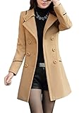 Z-SHOW Women's Double-Breasted Fleece Belted Coat