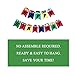 Pre Strung Superhero Inspired Bday Banner, Superhero Theme Happy Birthday Sign for Party Decorations