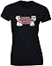 Brand88 Serial Tamagotchi Killer, Ladies Printed T-Shirt - Black/Transfer S = 2-4