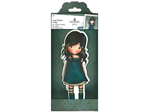 Docrafts DOCGOR907137 Santoro's Gorjuss-You Brought Me Love Rubber Stamp, Multicolor