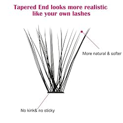 Individual Lashes 10D 20D 30D 40D Lash Clusters