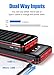 Solar Charger 25000mAh Power Bank Portable Charger Battery Pack with 3 Outputs & 2 Inputs Huge Capacity Backup Battery Compatible Smartphone,Tablet and More