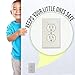 Ultra Clear Outlet Plug Covers - 32 Pack Electrical Protector Safety Caps Child Proof - Little Giggles
