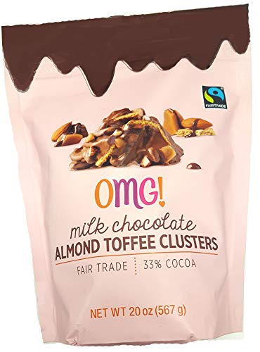 OMG MILK CHOCOLATE ALMOND TOFFEE CLUSTERS - 20oz - Thumbnail 2