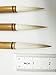 Easyou Chinese Calligraphy Sumi Drawing Brush for Freestyle Painting Jianhao(Wolf+Goat Hair) 3pcs/Pack(Size:Large+Medium+Small) hsxy